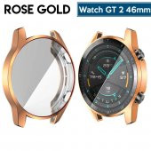 Ally Huawei Watch GT 2 46mm 360 Koruma Ultra İnce Silikon Kılıf - 1