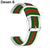 22MM Gear S3 Watch 4 -GT2 GT2E 46MM Kayış Kordon Nylon Watch 3 45MM - 1