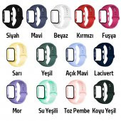 ALLY Apple Watch 4-5-6 40mm Silikon Kordon Kayış ve Ekran Koruyucu Kılıf - 2