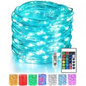 ALLY 10 Metre RGB LED Işık  Kumandalı Usb 16 Farklı Renk Perde Işık-ÇOK RENKLİ - 1