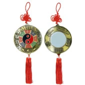 Çin Feng Shui Bagua Ayna Yuvarlak 14 x 40 cm thumbnail 1