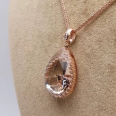 NusMond003 (Beyaz Zirkon Kolye) - 5