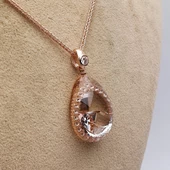 NusMond003 (Beyaz Zirkon Kolye) - 2