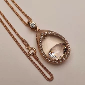 NusMond003 (Beyaz Zirkon Kolye) - 1