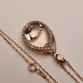 NusMond005 (Beyaz Zirkon Kolye) - 2