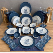 Keramika Takım Kahvaltı Blue Magıc 60 Parça 12 Kişilik - 1