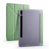 Samsung Galaxy Tab S7 Plus T970 Kılıf Tri Folding Smart With Pen Standlı Kalemlikli Kapaklı Kılıf - 2