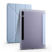 Samsung Galaxy Tab S7 Plus T970 Kılıf Tri Folding Smart With Pen Standlı Kalemlikli Kapaklı Kılıf - 5