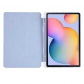 Samsung Galaxy Tab S6 Lite P610 Kılıf Tri Folding Smart With Pen Standlı Kalemlikli Kapaklı Origami Kılıf - 11