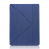 Apple iPad 10.2 (9.Nesil) Kılıf Tri Folding With Pen Hold Standlı Kalemlikli Kapaklı Origami Kılıf - 7