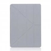 Apple iPad 10.2 (9.Nesil) Kılıf Tri Folding With Pen Hold Standlı Kalemlikli Kapaklı Origami Kılıf - 8