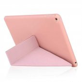 Apple iPad 10.2 (9.Nesil) Kılıf Tri Folding With Pen Hold Standlı Kalemlikli Kapaklı Origami Kılıf - 9