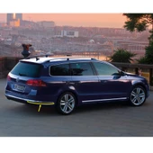 VW Passat Variant B7 2011-14 Arka Tampon Sağ Alt Krom Çıtası 3AF807460 - 1