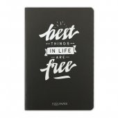 BLACKBOARD BEST THİNGS IN LİFE ARE FREE DÜZ İNCE KAPAK DEFTER - 1