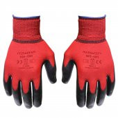 POLYESTER NİTRİL ELDİEN KIRMIZI SİYAH MAXSAFETY - 5