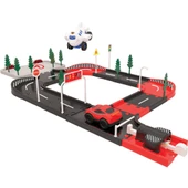 Uçar Oyuncak Uçar City Çek Bırak Araba Garaj ve Yarış Pisti Oyun Seti 45 Parça thumbnail 1