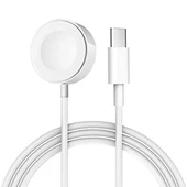 Fuchsia Akıllı Saat Wireless Şarj Kablosu Type-C Bağlantılı 1m thumbnail 1