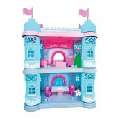 Uçar Oyuncak Buzlar Ülkesi Şato Oyun Seti 35 Parça Bloklu - 1