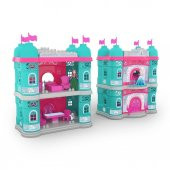 Uçar Oyuncak Buzlar Ülkesi Şato Oyun Seti 35 Parça Bloklu - 3