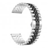 Xiaomi Mi Watch Color KRD-36 22mm Metal Klipsli Tasarım Kordon - 4