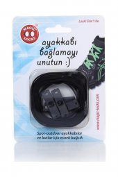 Magic Locks 17B1 - Yassı Lacivert Akıllı Bağcık - 1