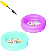 Pompası ile Bestway 51061, Desenli Zeminli Şişme Çocuk Havuz SET (61x15cm) - 1