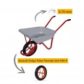 Adalı Galvanizli Afrika Demonte El Arabası 0.70mm Sac Dolgu Teker Parmak Jant - 1