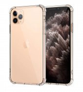 iPhone 11 Pro Anti Crash Darbe Korumalı Şeffaf Silikon Kılıf - 1