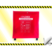 LOREX LR-FB1515C Çantalı 150cm x 150cm Yangın Battaniyesi - 1