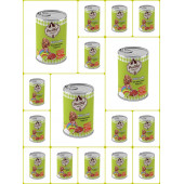 ProChef 16 Adet Yavru Kuzu Etli Kıyılmış Köpek Maması ( 415 Gr Pro Chef Konserve Yaş Mama ) - 1