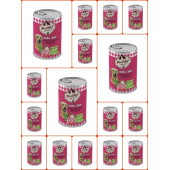 ProChef 16 Adet Yetişkin Dana Etli Kıyılmış Köpek Maması ( 415 Gr Pro Chef Konserve Yaş Mama ) - 1