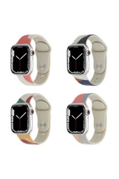 Apple Watch 42mm Silikon Rahat Renkli Soft Spor Kordon KRD-62 thumbnail 9