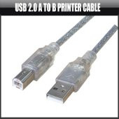 USB 2.0 Yazıcı Tarayıcı Kablosu 3 Metre - 1