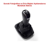 Skoda Fabia 1 2000-2008 Vites Kolu Topuzu Körüğü Siyah Krom 6Y0711113R - 1