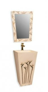 Lena Monoblok Lavabo+Ayna takım E-318+Ea-318 - 1