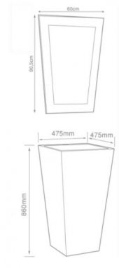 Lena Monoblok Lavabo+Ayna takım E-318+Ea-318 - 2