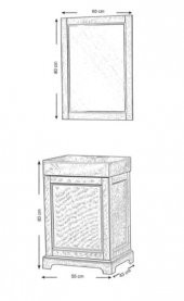 Lena Banyo Dolabı takım E-502B+Ea-502B - 2