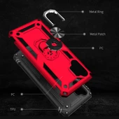 Galaxy A23 Kılıf Zore Vega Yüzüklü Standlı Zırh Kılıf thumbnail 11