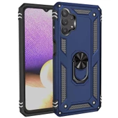 Galaxy A23 Kılıf Zore Vega Yüzüklü Standlı Zırh Kılıf thumbnail 5