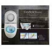 Cıty Rımless Asma Klozet+Yavas Kapak Mat Beyaz - 2