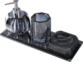 Pure Dıamond Grey 4Lü Aksesuar Setı Kmr-9100 - 1