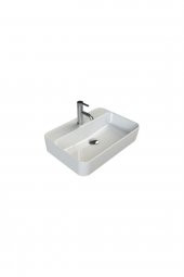Hera 60X42 Cm Lavabo (Batarya Delikli) - 1