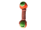 İki Tenis Toplu Köpek Diş İpi Oyuncağı 24 cm - 3
