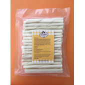 ProChef 50 Adet Beyaz Burgu Çubuk 250 gr Köpek Kemiği & Ödül Maması ( Doğal Sığır Derisi ) - 2