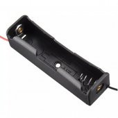 Tekli 1 li 18650 Pil Yuvası Kablolu Tutucu 3.7V Pil Şarj Kutusu - 2