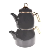 Taşev Sultani Çaydanlık Takımı Gri - 1