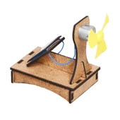 Okul Projesi-4 Güneş Paneli ile Motor Çalıştırma Yapım Seti - Demonte Ürün - 1