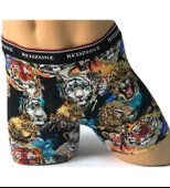 Dijital Baskılı Büyük Beden Likralı Boxer - 1