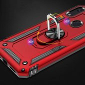 Huawei Y6S 2019 Kılıf Darbe Emici Selfie Yüzüklü Vega Silikon Kapak - 3