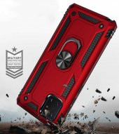 Samsung Galaxy A81/ Note 10 Lite Kılıf Darbe Emici Selfie Yüzüklü Vega Silikon Kapak - 5